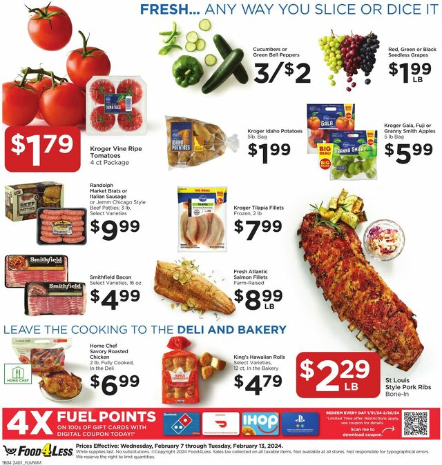 Catalogue Food 4 Less from 02/07/2024