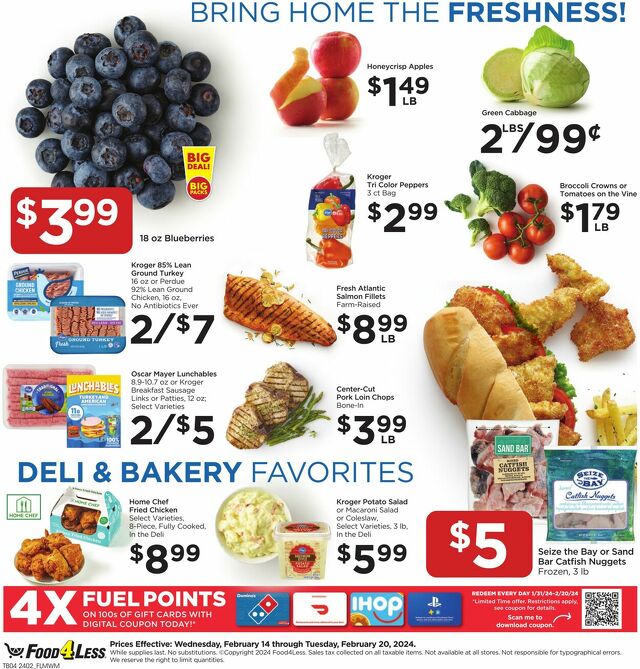 Catalogue Food 4 Less from 02/14/2024