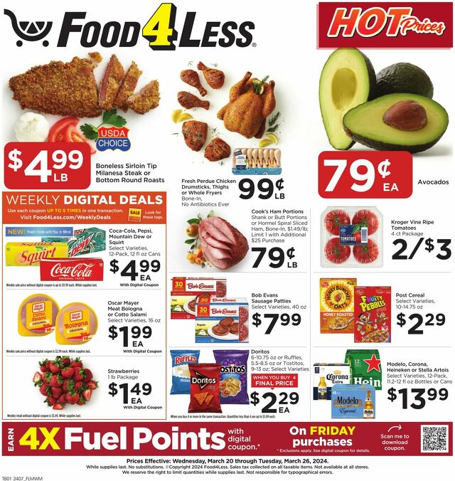 Catalogue Food 4 Less from 03/20/2024