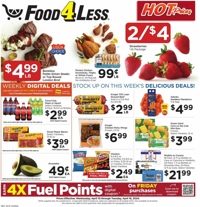 Catalogue Food 4 Less from 04/10/2024