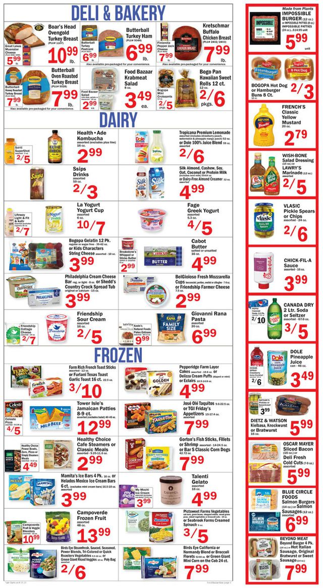 Catalogue Food Bazaar from 08/31/2023