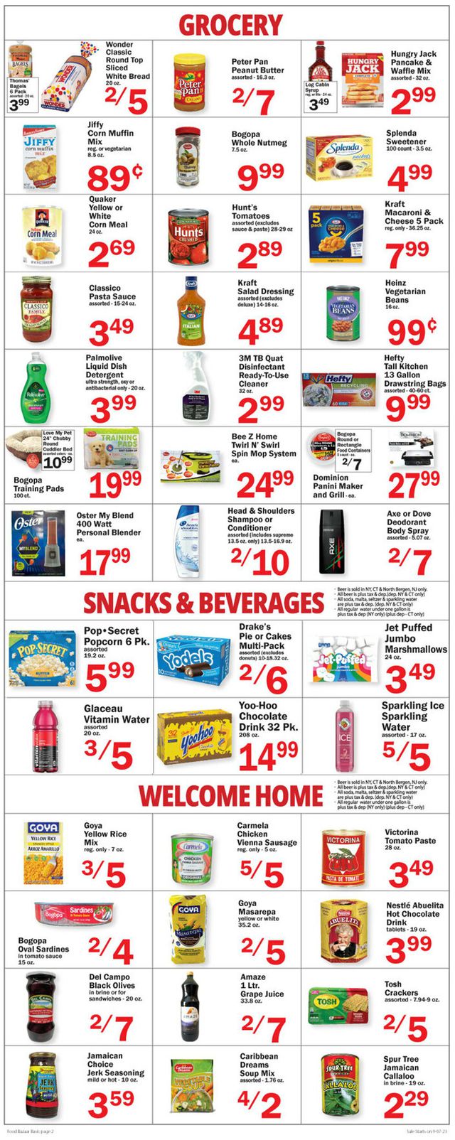 Catalogue Food Bazaar from 09/07/2023