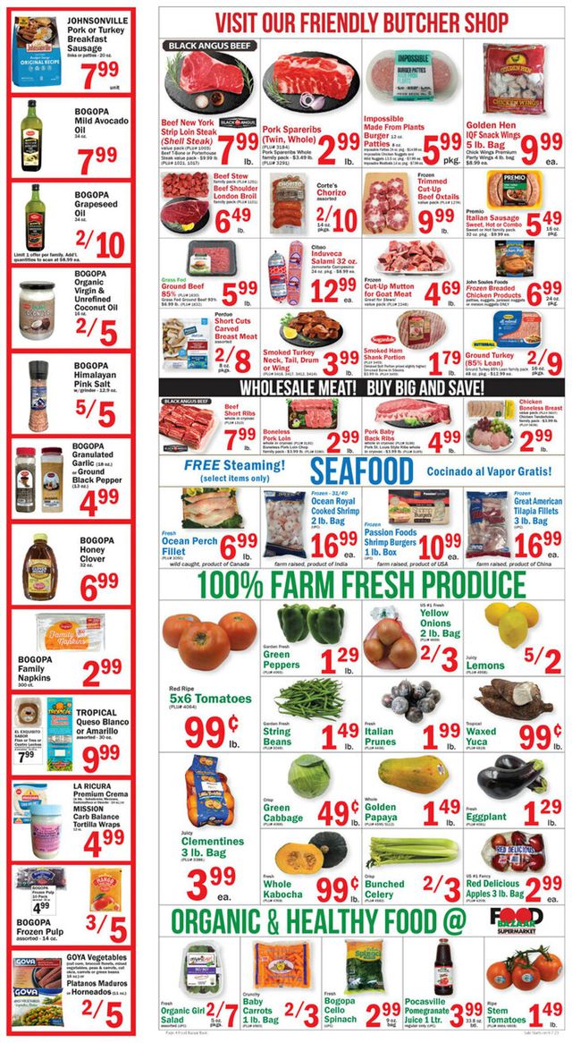 Catalogue Food Bazaar from 09/07/2023
