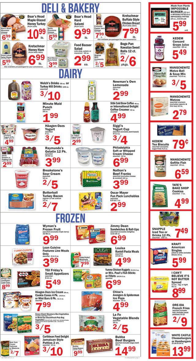 Catalogue Food Bazaar from 09/21/2023
