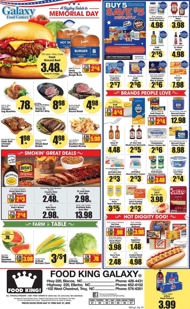 Catalogue Food King from 05/21/2025