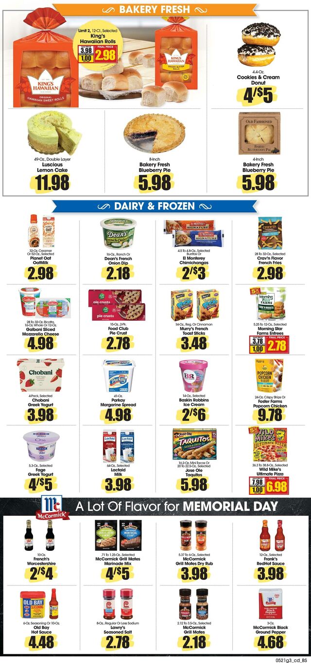 Catalogue Food King from 05/21/2025