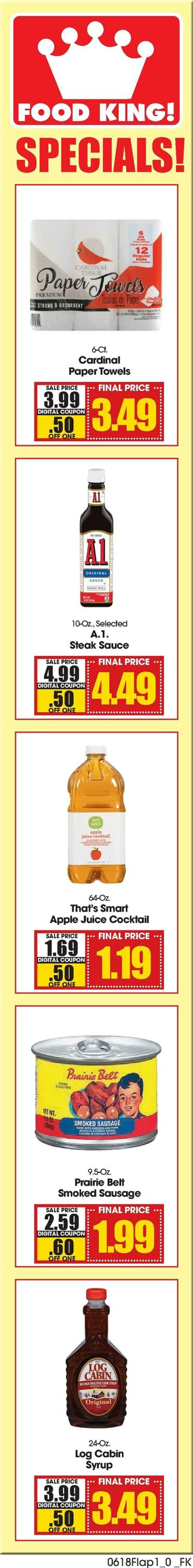 Catalogue Food King from 06/18/2025