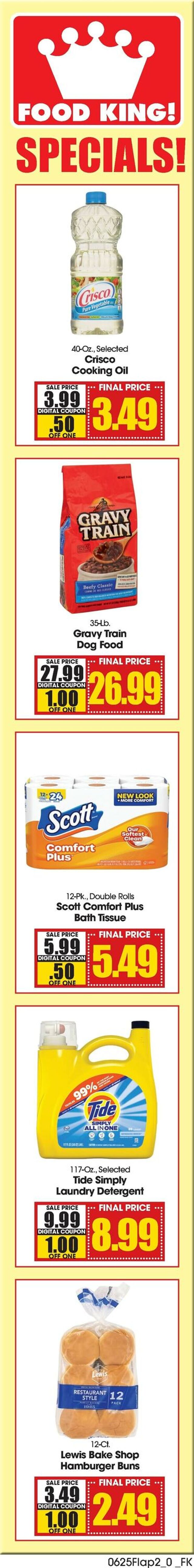 Catalogue Food King from 06/25/2025