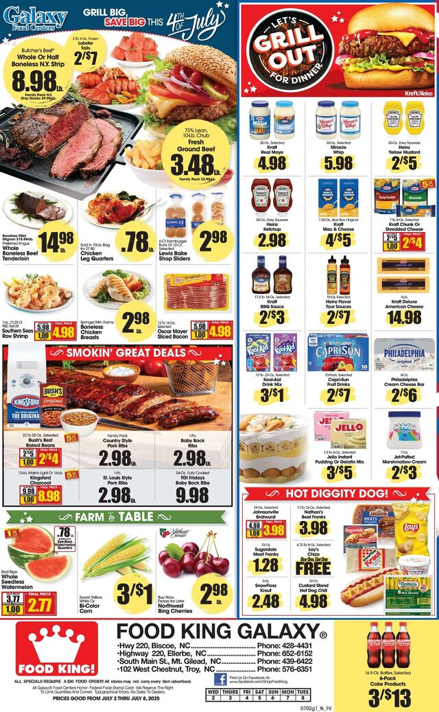 Catalogue Food King from 07/02/2025