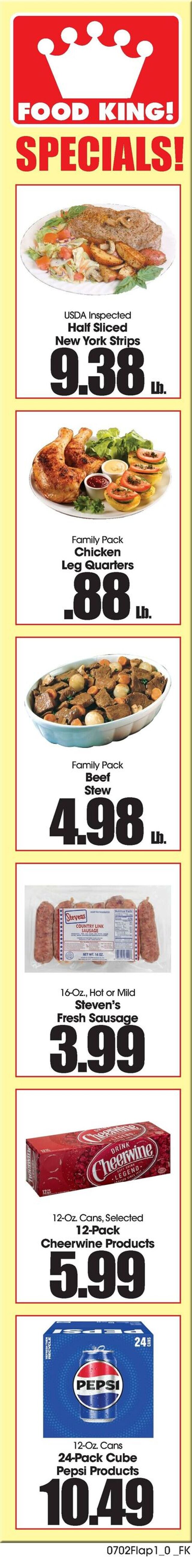 Catalogue Food King from 07/02/2025