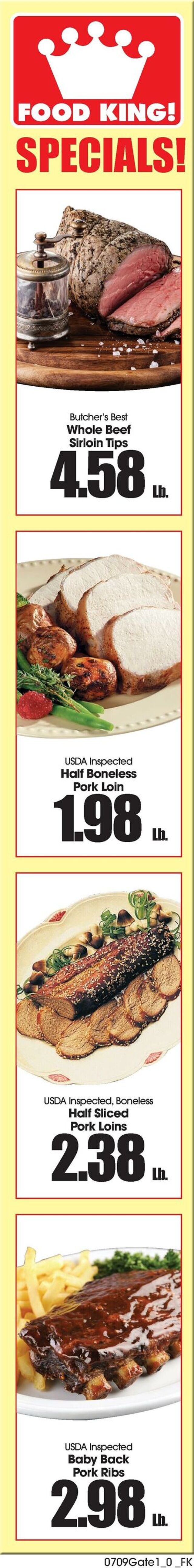 Catalogue Food King from 07/09/2025