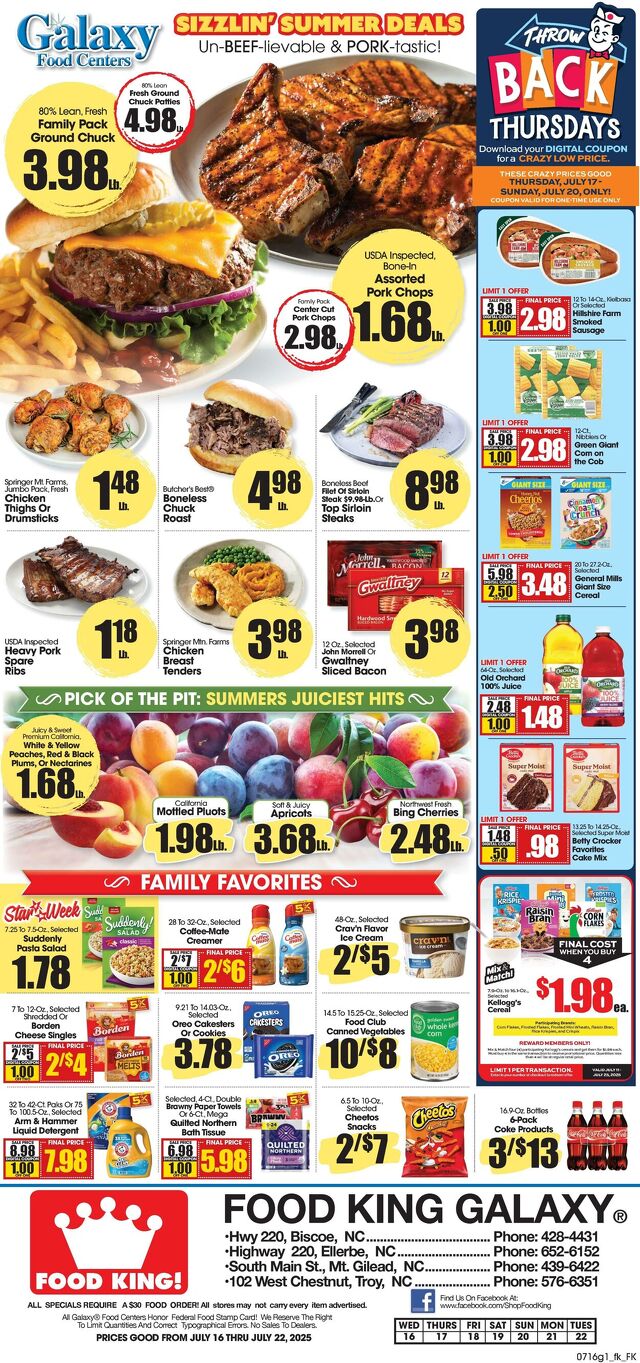 Catalogue Food King from 07/16/2025