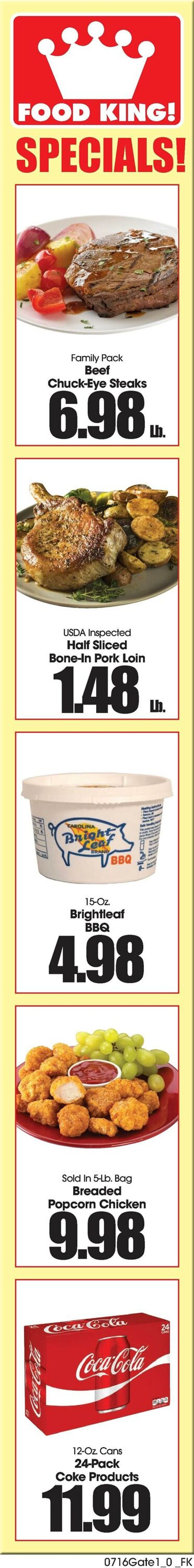 Catalogue Food King from 07/16/2025