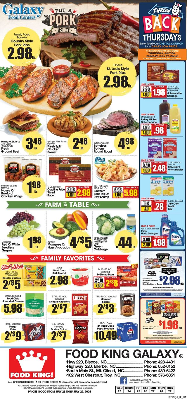 Catalogue Food King from 07/23/2025