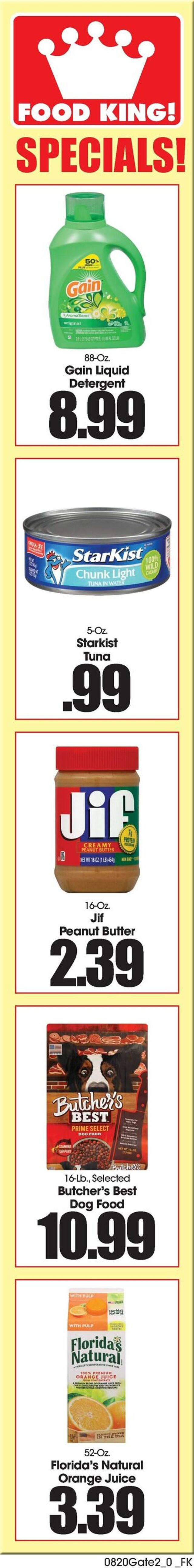 Catalogue Food King from 08/20/2025
