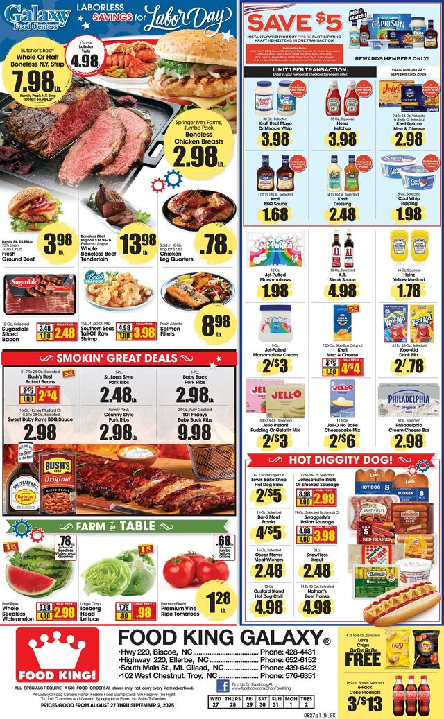 Catalogue Food King from 08/27/2025