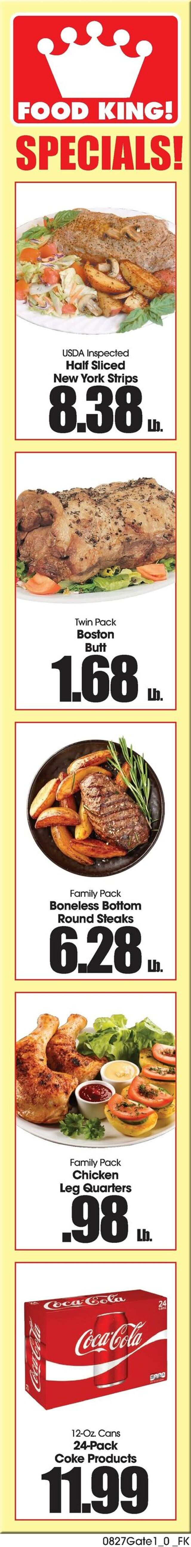 Catalogue Food King from 08/27/2025