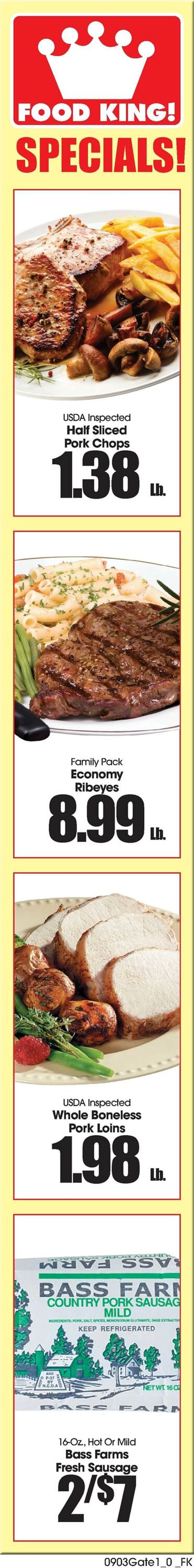 Catalogue Food King from 09/03/2025