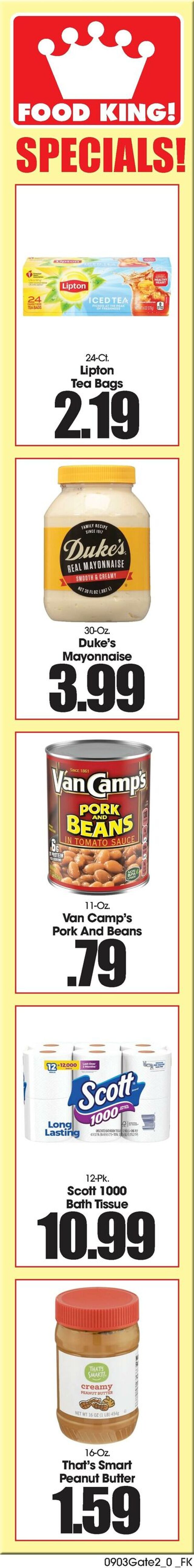 Catalogue Food King from 09/03/2025
