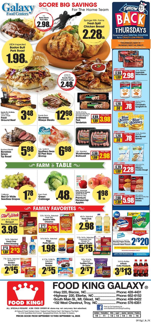 Catalogue Food King from 09/10/2025