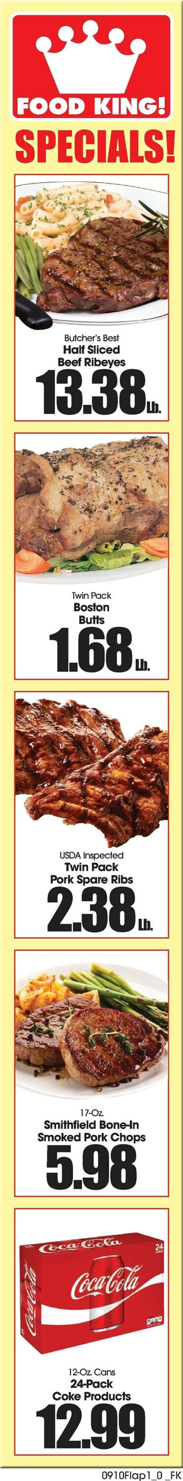 Catalogue Food King from 09/10/2025
