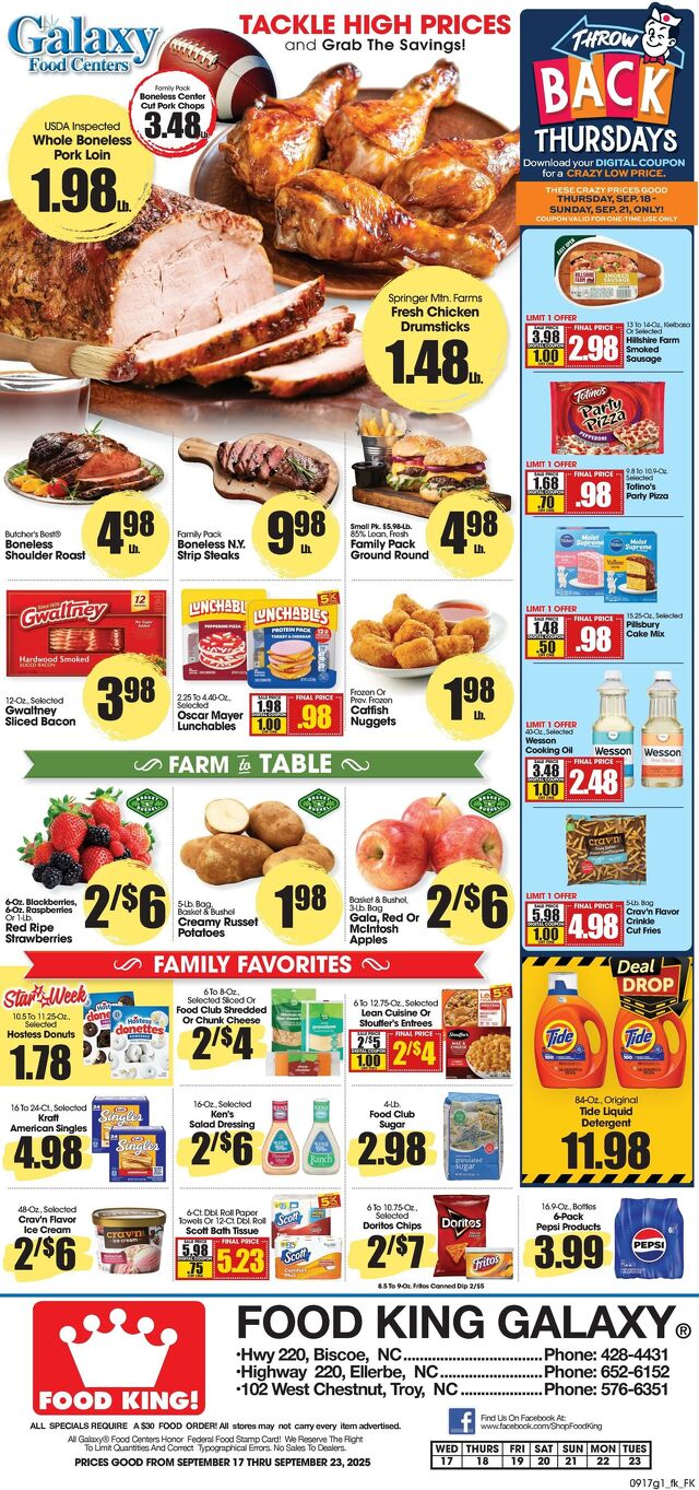 Catalogue Food King from 09/17/2025