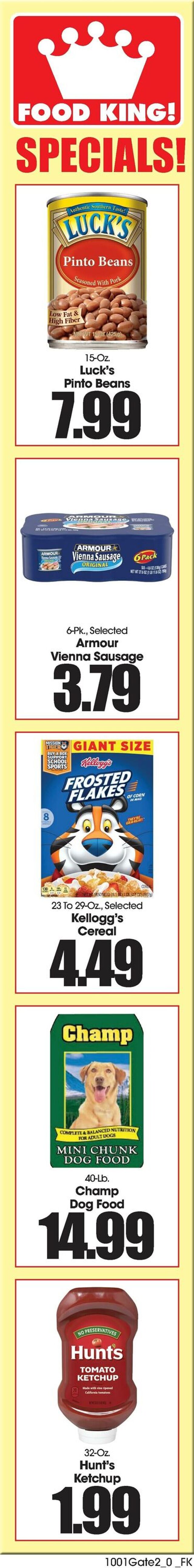 Catalogue Food King from 10/01/2025