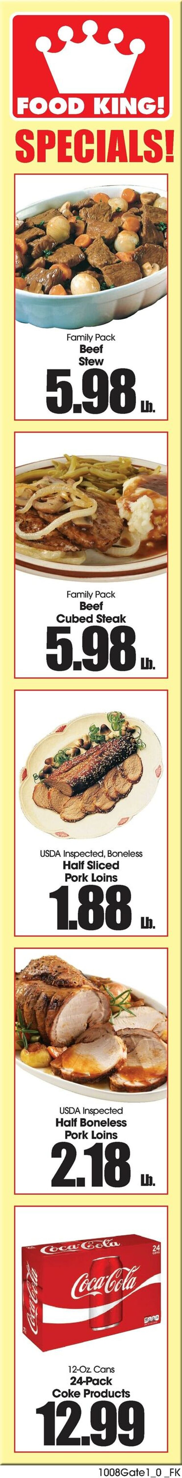 Catalogue Food King from 10/08/2025