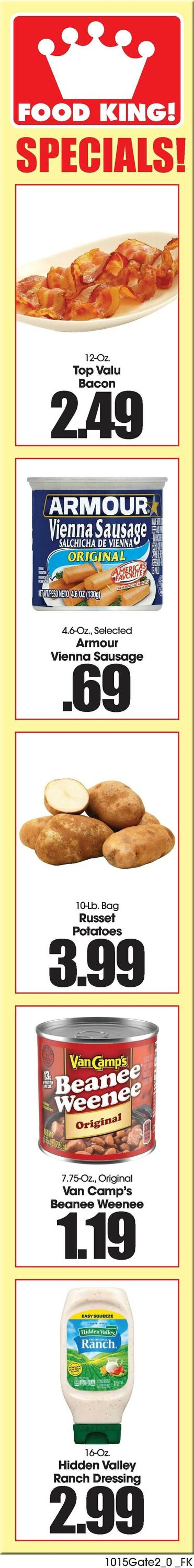 Catalogue Food King from 10/15/2025
