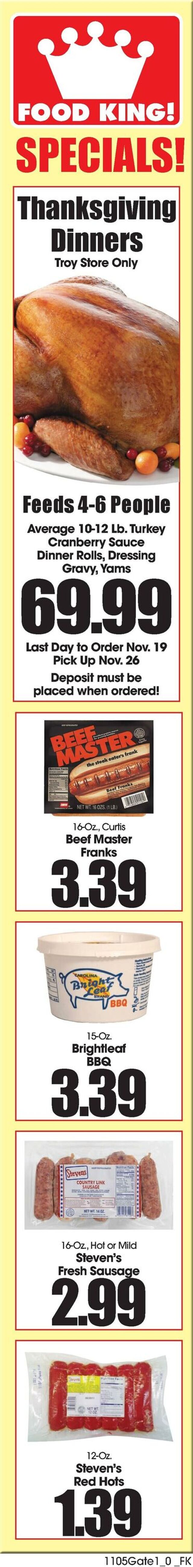 Catalogue Food King from 11/05/2025