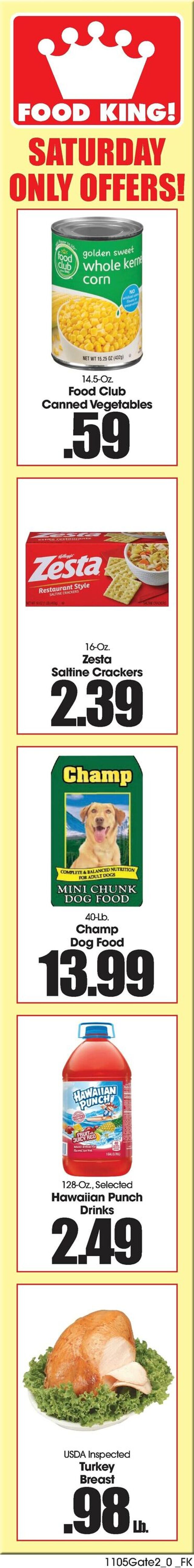 Catalogue Food King from 11/05/2025