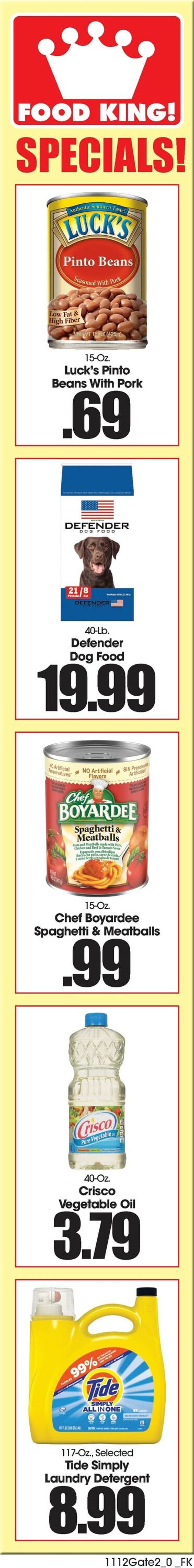 Catalogue Food King from 11/12/2025