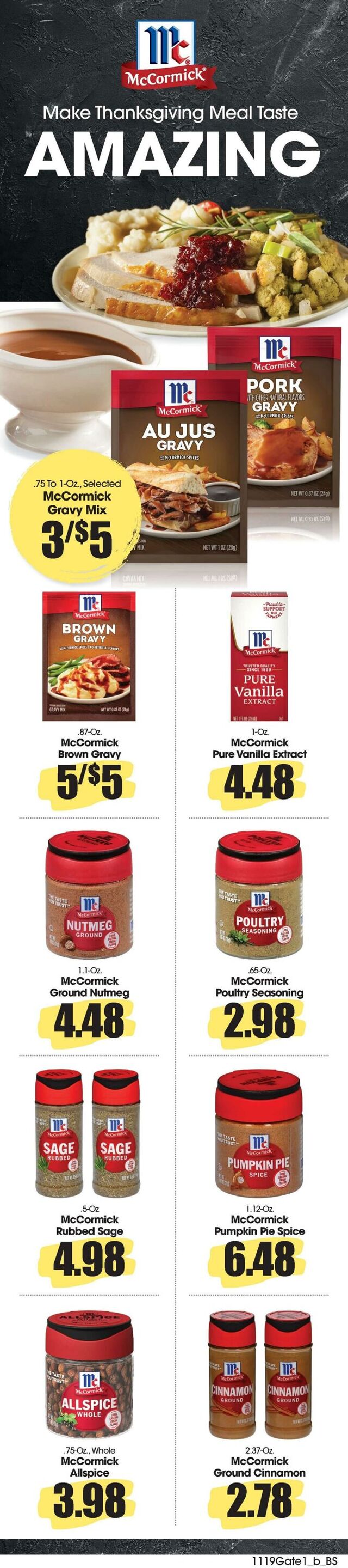 Catalogue Food King from 11/19/2025