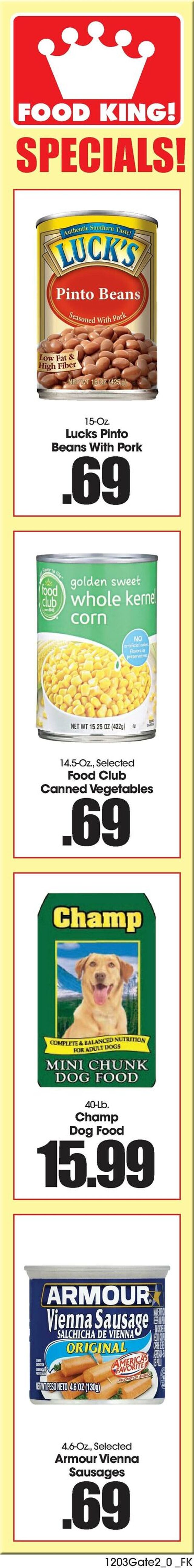 Catalogue Food King from 12/03/2025