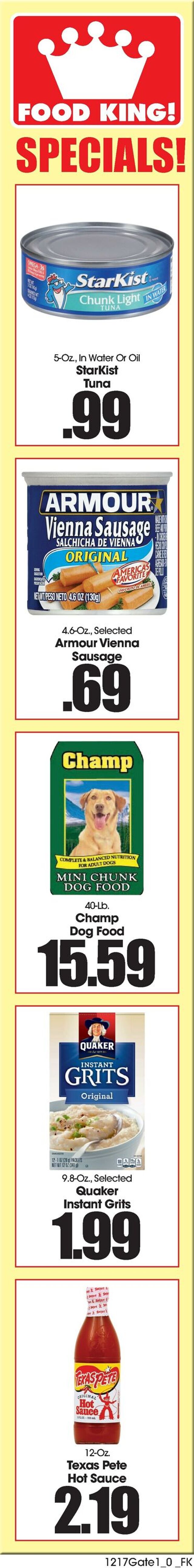 Catalogue Food King from 12/17/2025