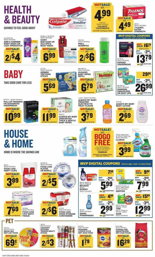 Catalogue Food Lion from 10/30/2024