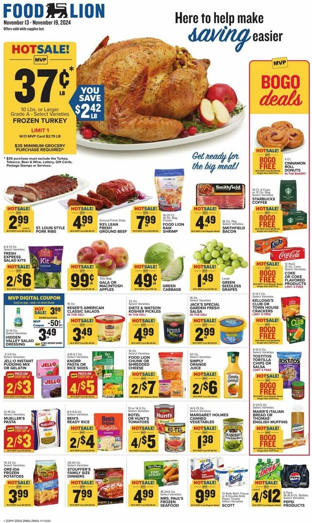 Catalogue Food Lion from 11/13/2024