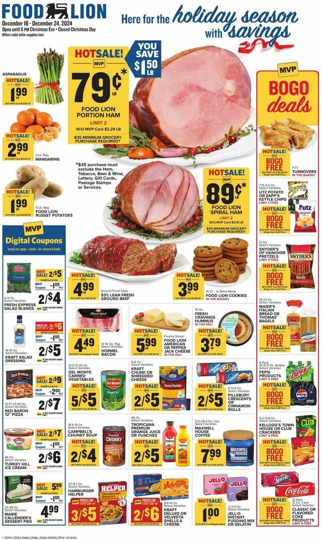 Catalogue Food Lion from 12/18/2024