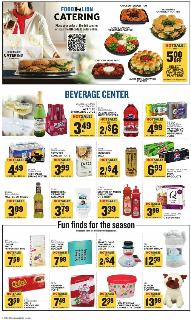 Catalogue Food Lion from 12/18/2024