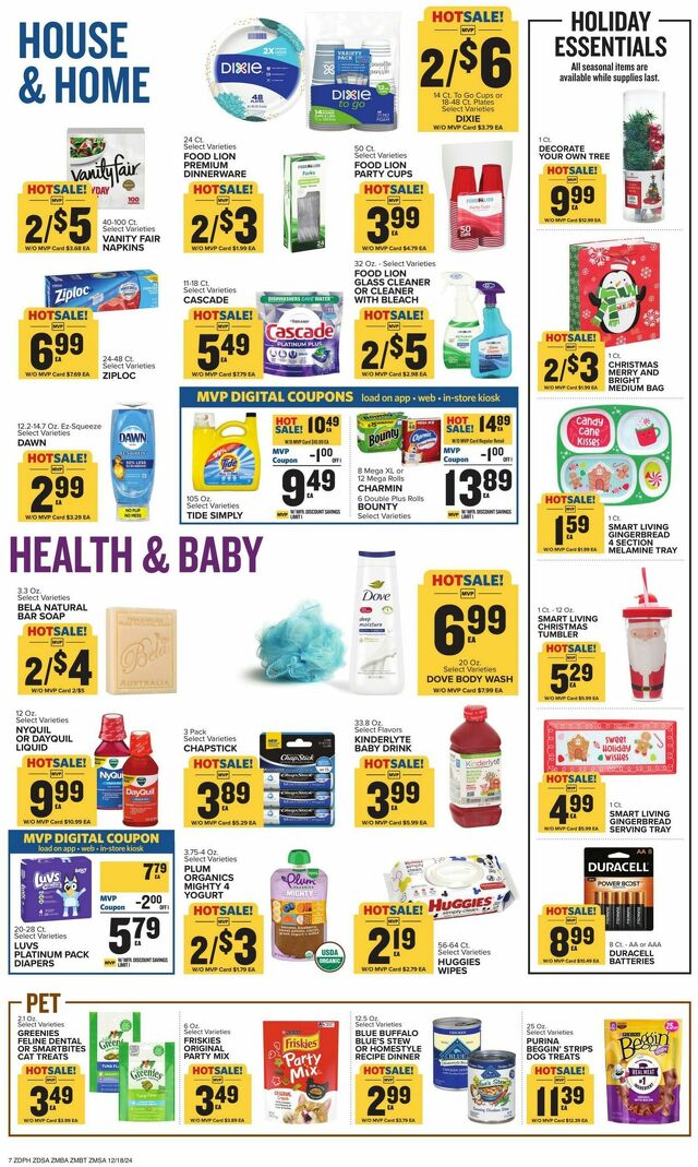 Catalogue Food Lion from 12/18/2024