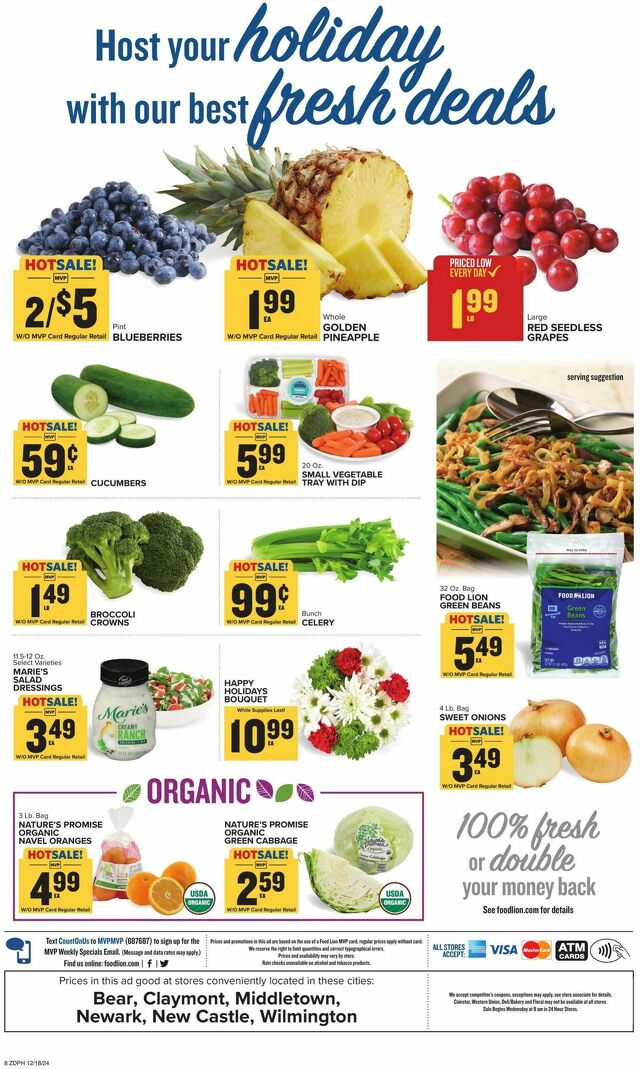 Catalogue Food Lion from 12/18/2024