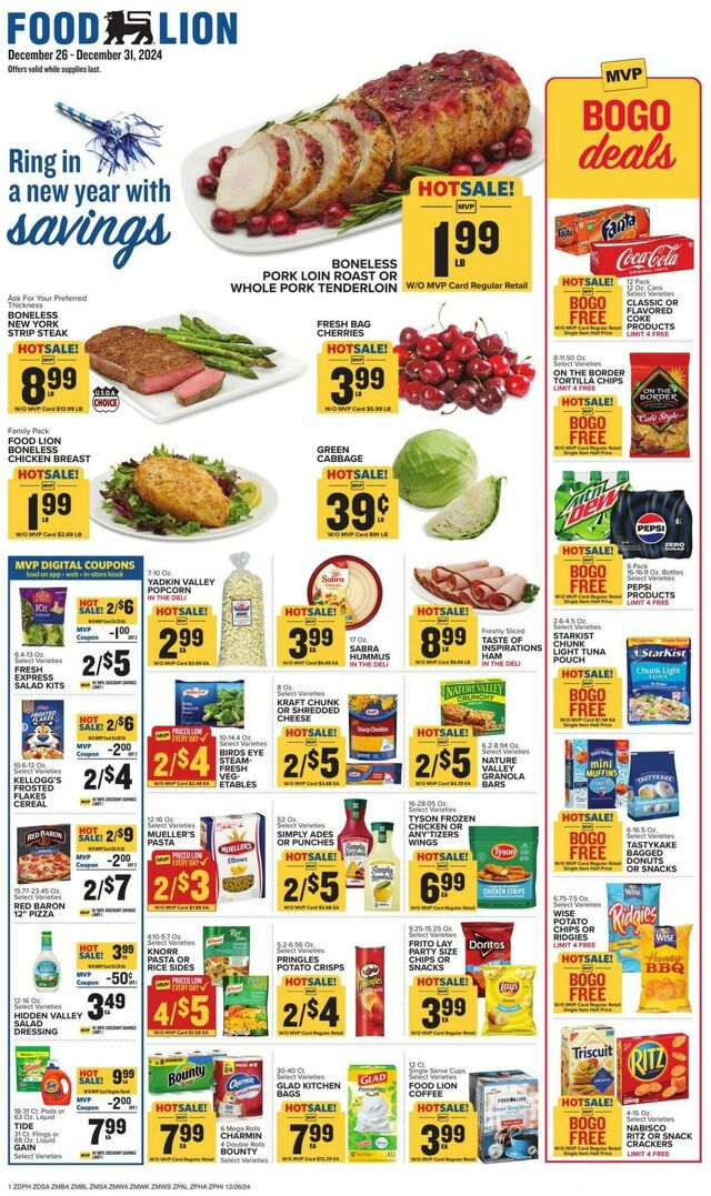 Catalogue Food Lion from 12/26/2024