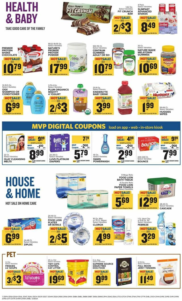 Catalogue Food Lion from 12/26/2024