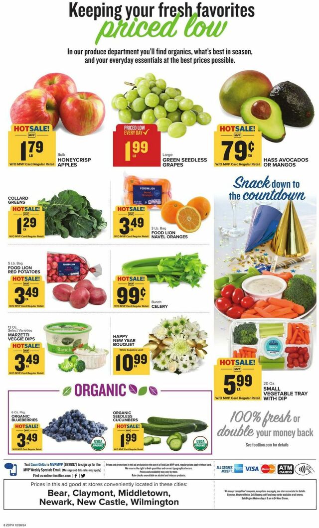 Catalogue Food Lion from 12/26/2024