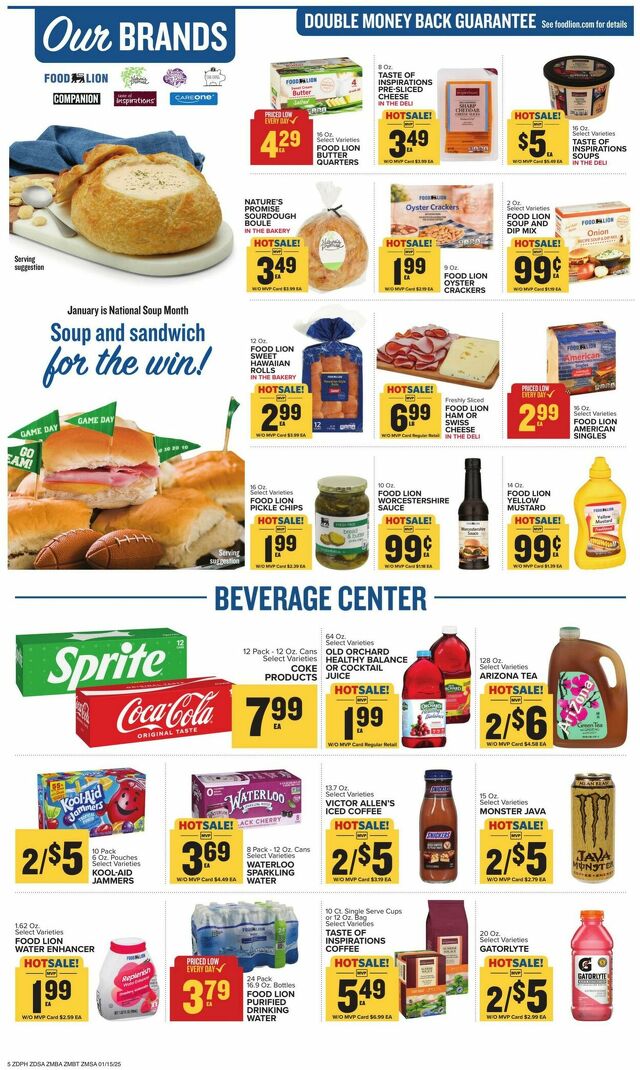 Catalogue Food Lion from 01/15/2025