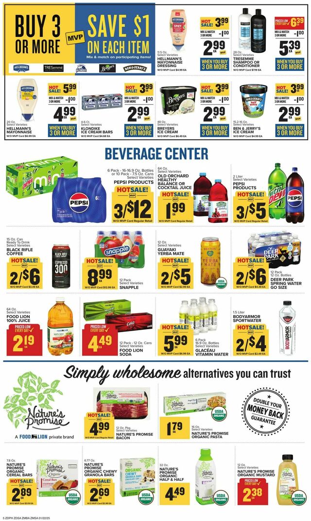 Catalogue Food Lion from 01/22/2025