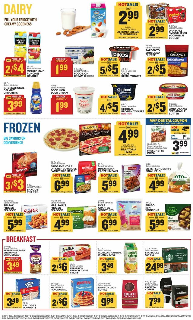 Catalogue Food Lion from 01/22/2025