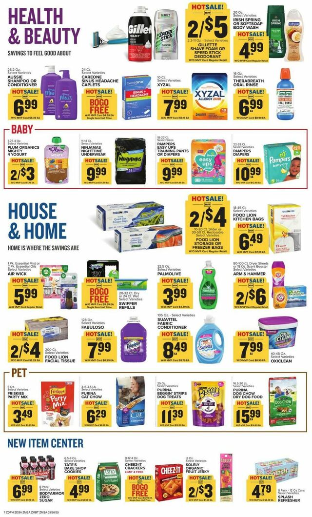 Catalogue Food Lion from 03/26/2025