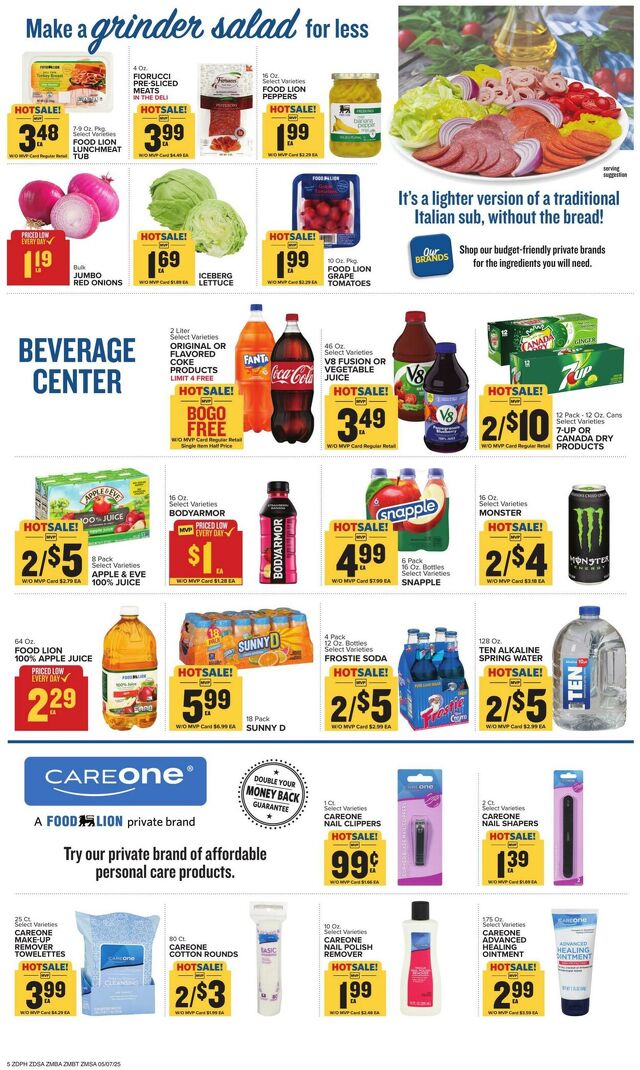 Catalogue Food Lion from 05/07/2025