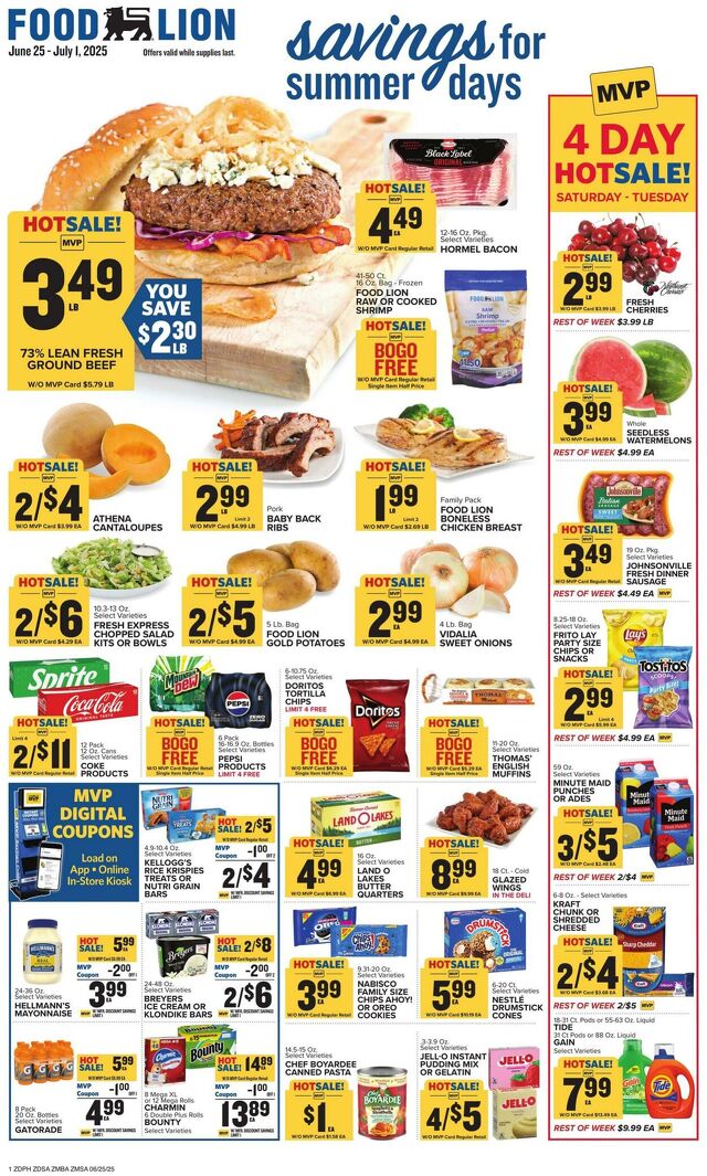 Catalogue Food Lion from 06/25/2025